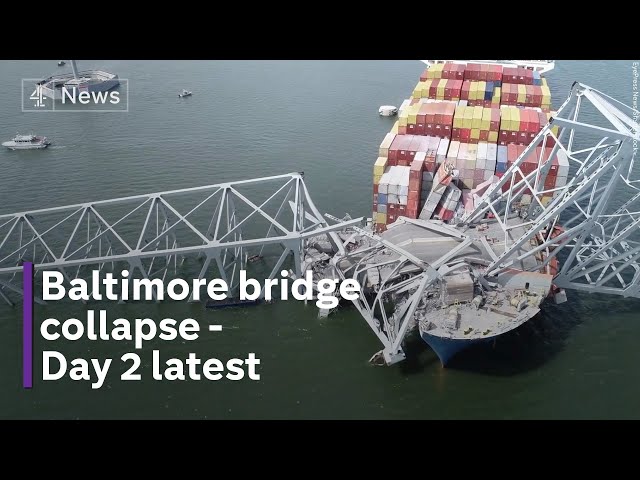 Baltimore bridge collapse: Data recorder recovered from cargo ship