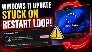 Windows 11 Update 26220.8370 Stuck on Restart Loop FIX | Endless Restart Solved