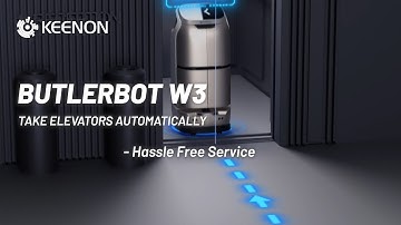 KEENON BUTLERBOT W3 | Take Elevators Automatically
