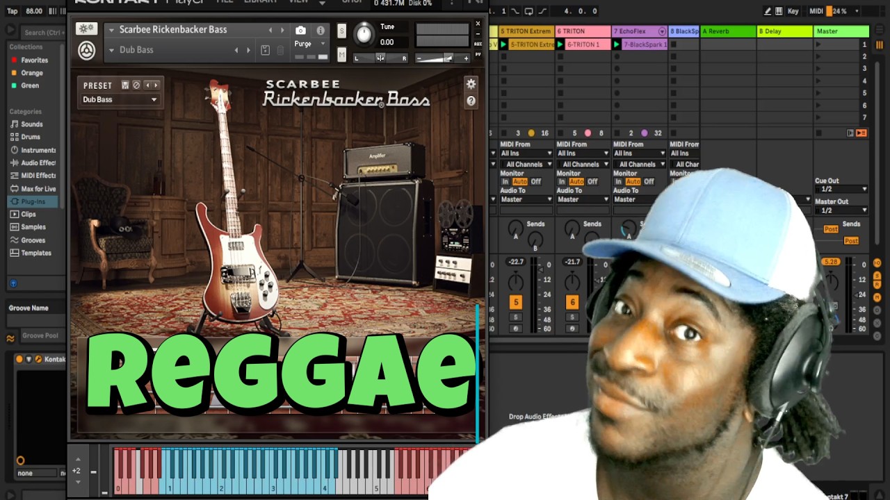 Reggae Beat Process and Plugins I used in Ableton - YouTube