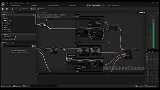 Procedural rain Metasound - Unreal Engineg 5