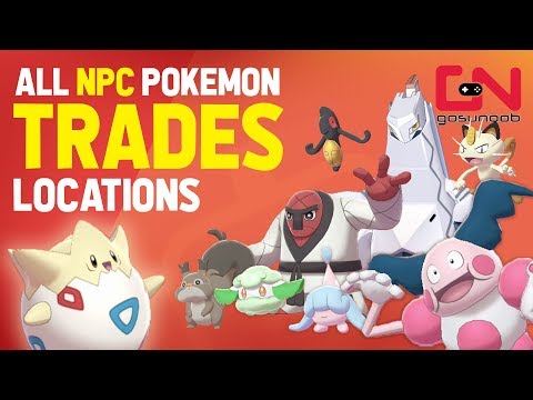 All Npc In Game Trades Pokemon Sword And Shield Npc Trades