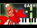 Under the sea  the little mermaid  easy piano tutorial