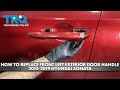 How to Replace Front Left Exterior Door Handle 2015-2019 Hyundai Sonata