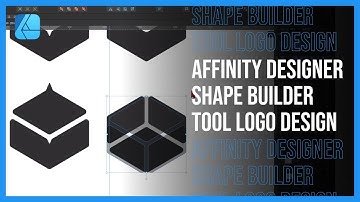 Affinity Designer V2 - Basic Logo Design with the new shape builder - Fast Tutorial