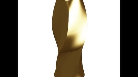 Auto CAD 3d Tutorial. How to make 3d Flower vase  in Auto CAD...
