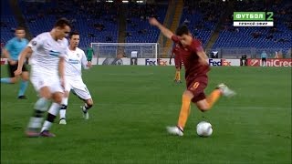 Diego Perotti crazy rabona vs Viktoria Plzeň (2016\/2017) - 1080i