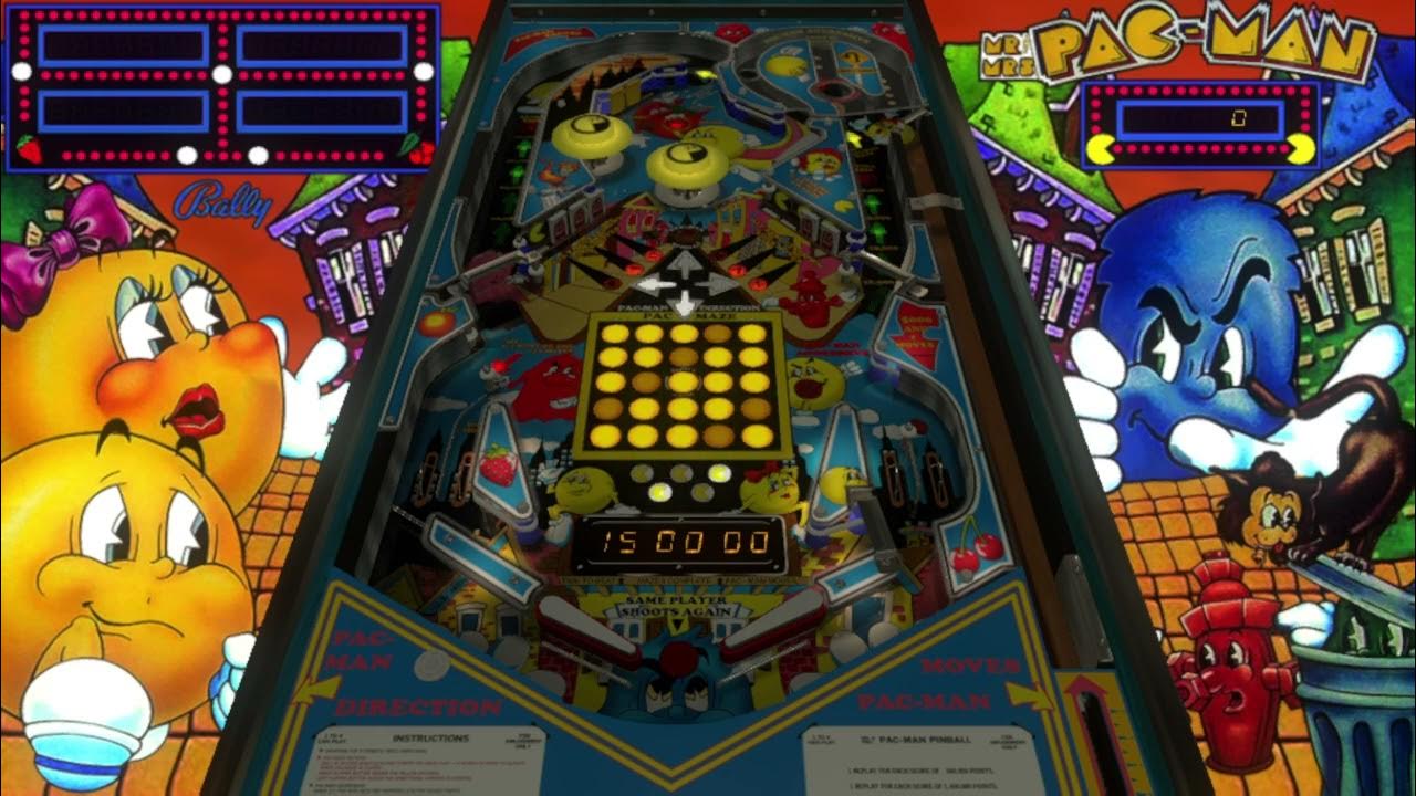 Mr. And Mrs. Pac-Man Pinball Machine Gameplay (HD) - YouTube