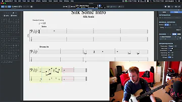 Bass Transcribing by Ear - Silk Sonic Intro [Silk Sonic] #bass #transcription #brunomars