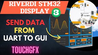 riverdi stm32 display #3. how to send data from uart to ui