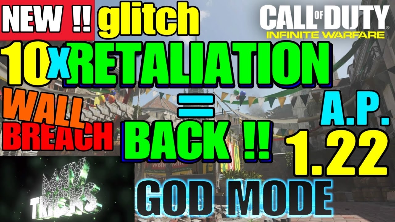 COD IW INFINITE WARFARE NEW GLITCH *RETALIATION* 10 X WALLBREACH AFTER PATCH 1.20 PS4 XB1 PC