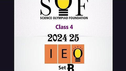 IEO 2024 25 CLASS 4 SET B| ENGLISH OLYMPIAD GRADE 4 2024 25 SET B.