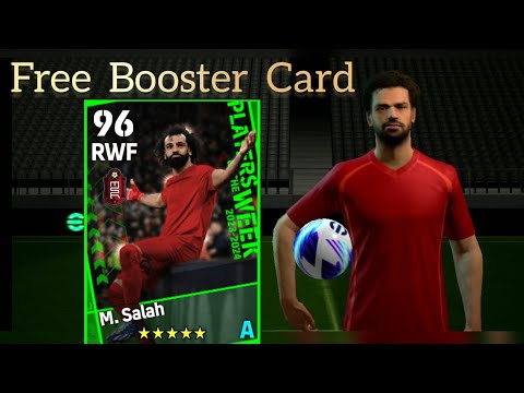 Trick to Get M. Salah 🤩 From Potw Pack in Efootball mobile 23 Free Booster Card #efootball #pes