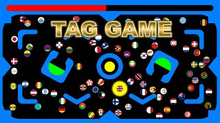 Marble Tag Game 200 Countries Marble Race In Algodoo Marble Factory