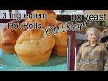 No Yeast! 3 Ingredient Hot Rolls // light & tender