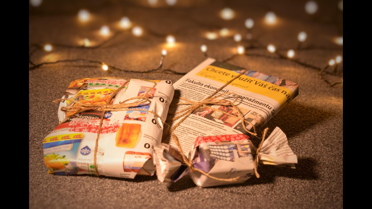 DIY - Cheap, eco-friendly & stylish Christmas gift wrapping ideas