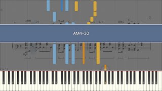 Arrangement】AM4:30 【Synthesia】【sheet music】【HajimeRyuzaki