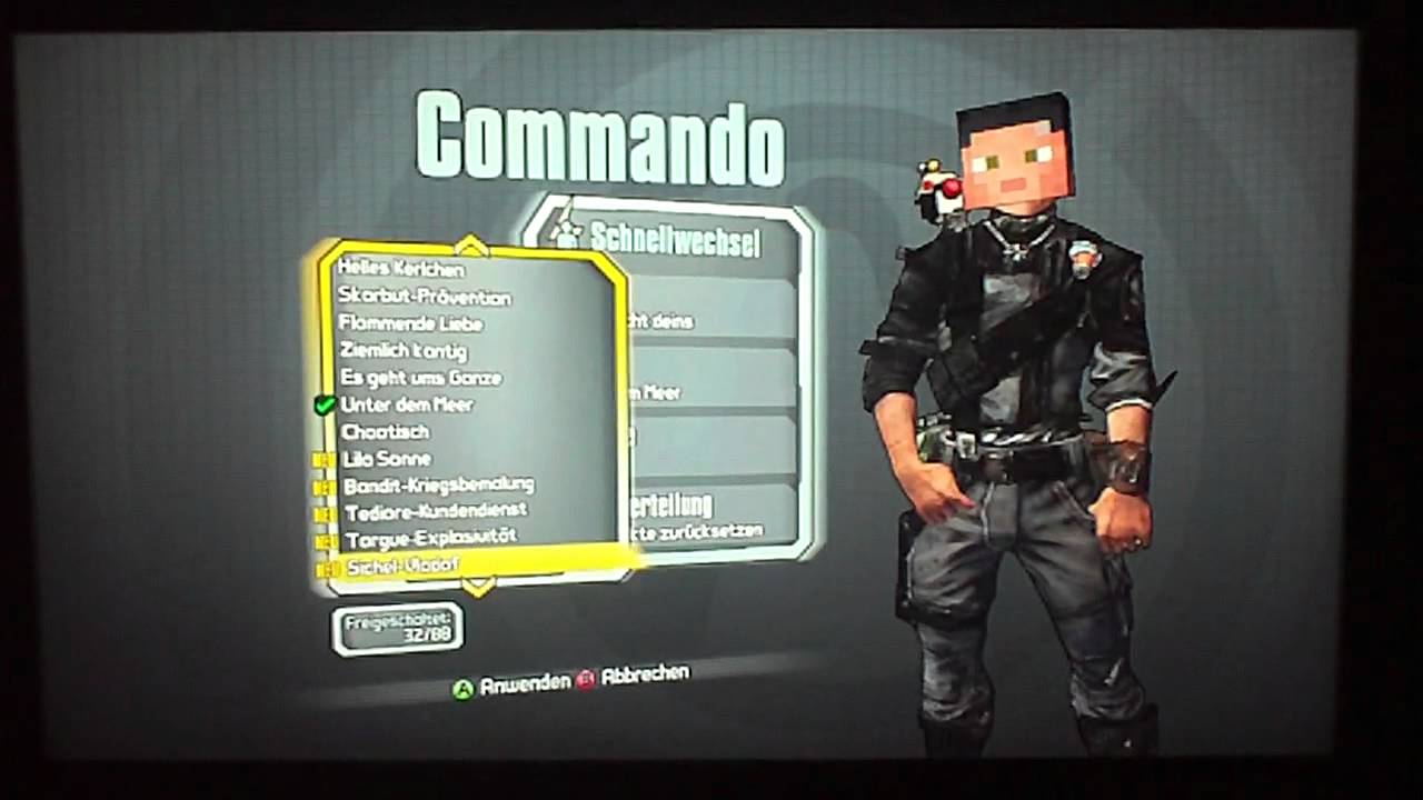 Borderlands 2 - Minecraft SKIN-Pack