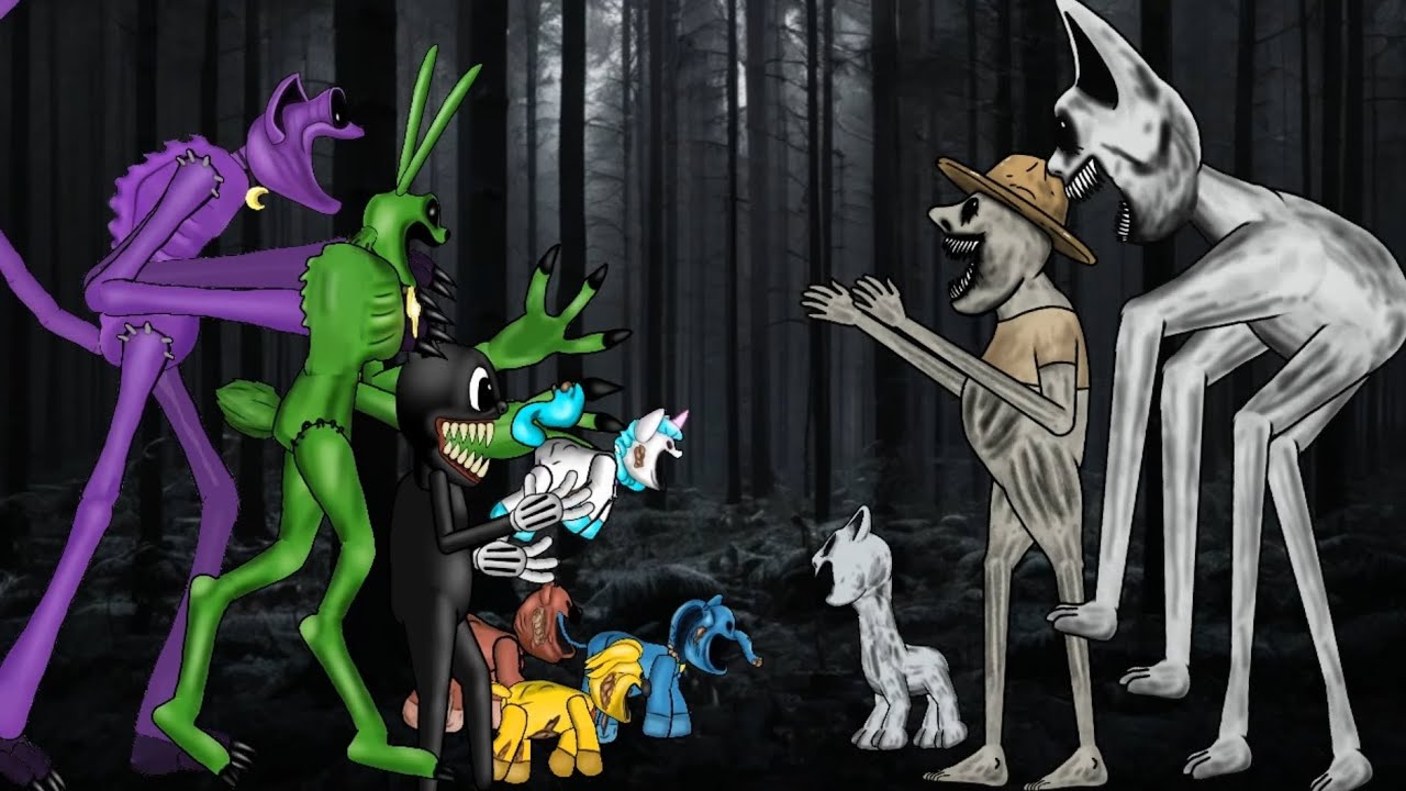 Сон, Мультяшный кот, Улыбающиеся твари против зоономалии, все монстры, полная анимация