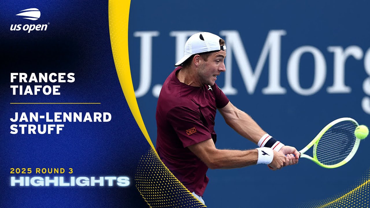 Frances Tiafoe vs. Jan-Lennard Struff Highlights | 2025 US Open Round 3