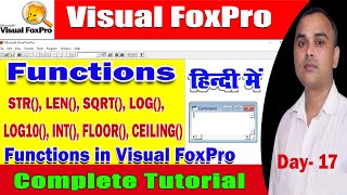 Visual FoxPro Functions | Maths Functions in Visual FoxPro | Visual FoxPro Tutorial |