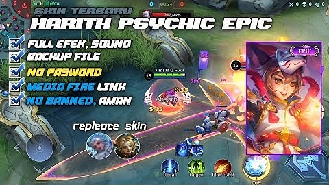 NEW SCRIPT SKIN MOBILE LEGENDS HARITH PSYCHIC - FULL EFECT & SOUND - NO PASSWORD - NEW PATCH