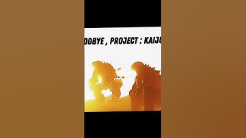 I think… I miss my Project : kaiju…