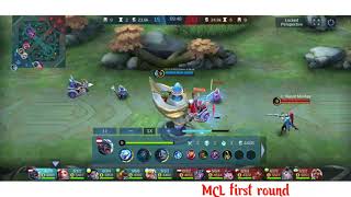 Mobile Legends MCL first round