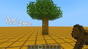 minecraft how to break an axe in 0 5 seconds