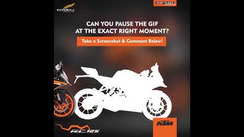 Pause The GIF | Khivraj KTM