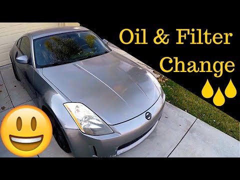 350z Oil and Oil Filter Change - VQ35DE