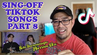 REZA SING-OFF TIKTOK SONGS PT 8 (Fortune Cookie, Ela Ja Ta Louca) vs Mirriam Eka | REACT | RONSASTV