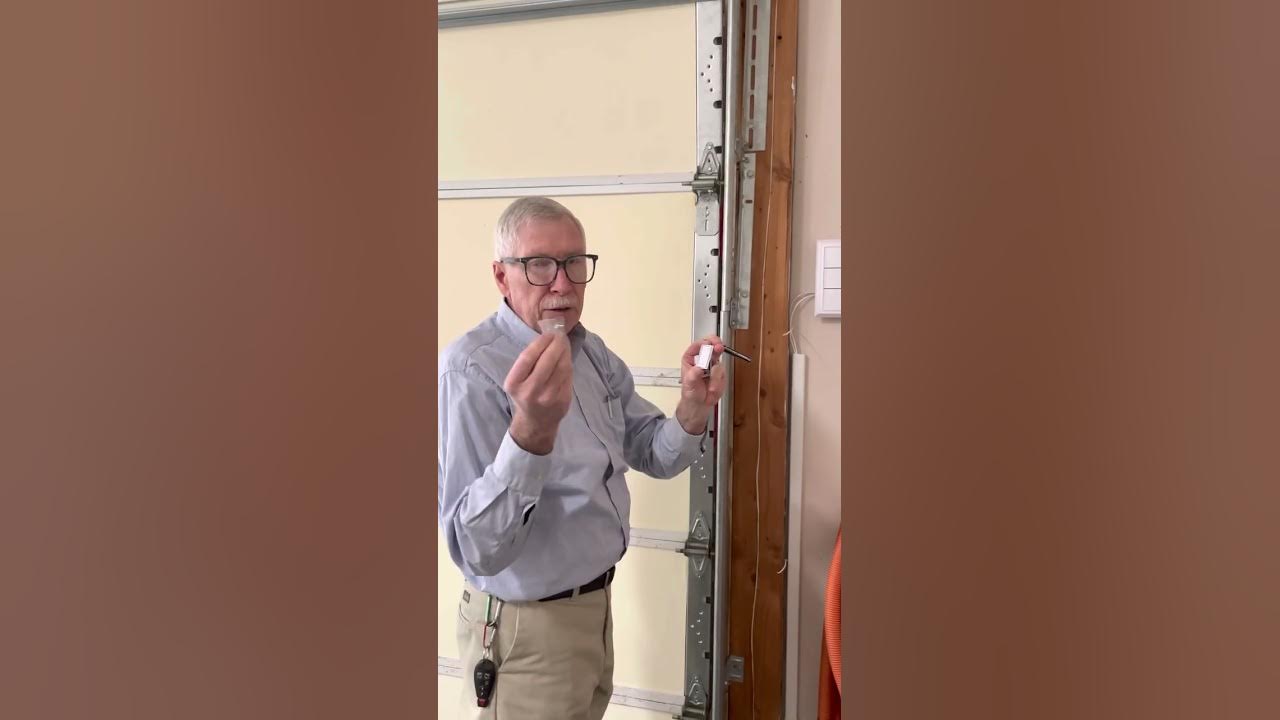 Install garage tilt sensor YouTube