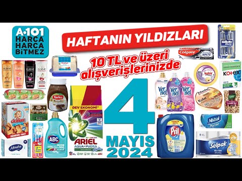 A101 4 MAYIS 2024 | GIDA TEMİZLİK İNDİRİMLERİ | A101 BU HAFTA | A101 KAMPANYA VE İNDİRİMLERİ | A101