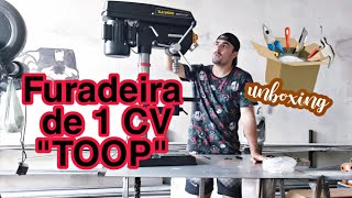 Unboxing | Furadeira de bancada shulz, com motor  de (1cv).