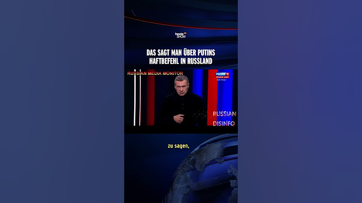 Das sagt man in Russland über Putins Haftbefehl | heute-show