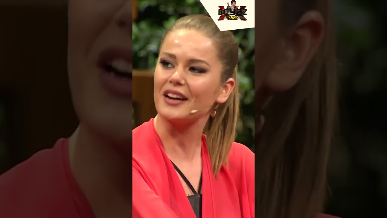 Burcu Biricik'in Olaylı Selam G&ouml;nderme Stili! |   Beyaz Show