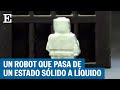 Este robot con forma de LEGO está hecho de metal líquido y puede pasar la  puerta de una jaula, tal como lo hacía el de Terminator 2