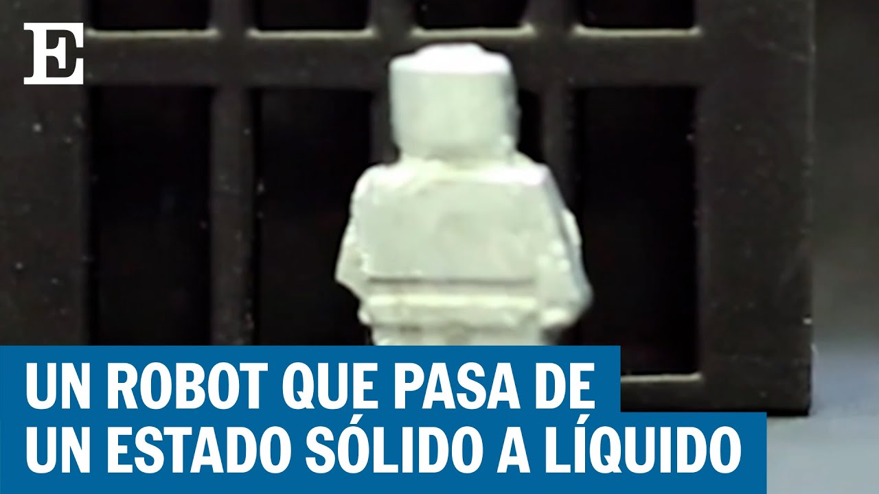 Este robot con forma de LEGO está hecho de metal líquido y puede pasar la  puerta de una jaula, tal como lo hacía el de Terminator 2