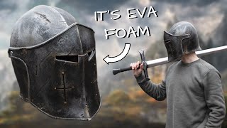 Make Your Own KNIGHT Medieval Helmet Out Of EVA Foam | With Templates