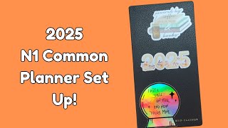 Planner Set Up // Sterling Ink N1 Common Planner // 2025