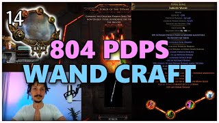 [PoE] Bazukatank goes crazy crafting a 804 pDPS wand - Stream Highlights #716