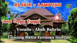 Lampung Versi Orgen Tunggal - Vocal : Abah Bahrin Gunung Batin
