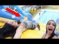 WE TURNED OUR BACKYARD INTO A WATER PARK!! *CRAZY*