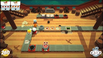 Overcooked - 2 players - Lvl6-1 *WR* 468