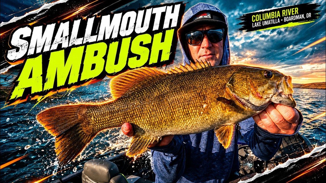 Last-Minute Smallmouth Ambush | Columbia River Bass Fishing