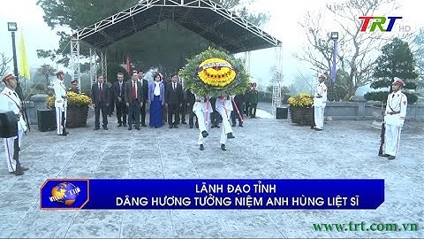 Lãnh đạo tỉnh dâng hương tưởng niệm anh hùng liệt sĩ