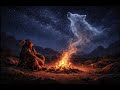Quiet Firelight Under The Stars 1 Hour Peaceful Native Flute