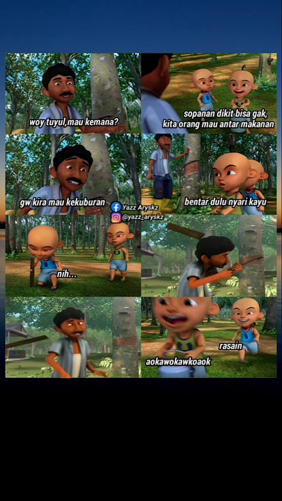 Asupan meme komik upin ipin part 290