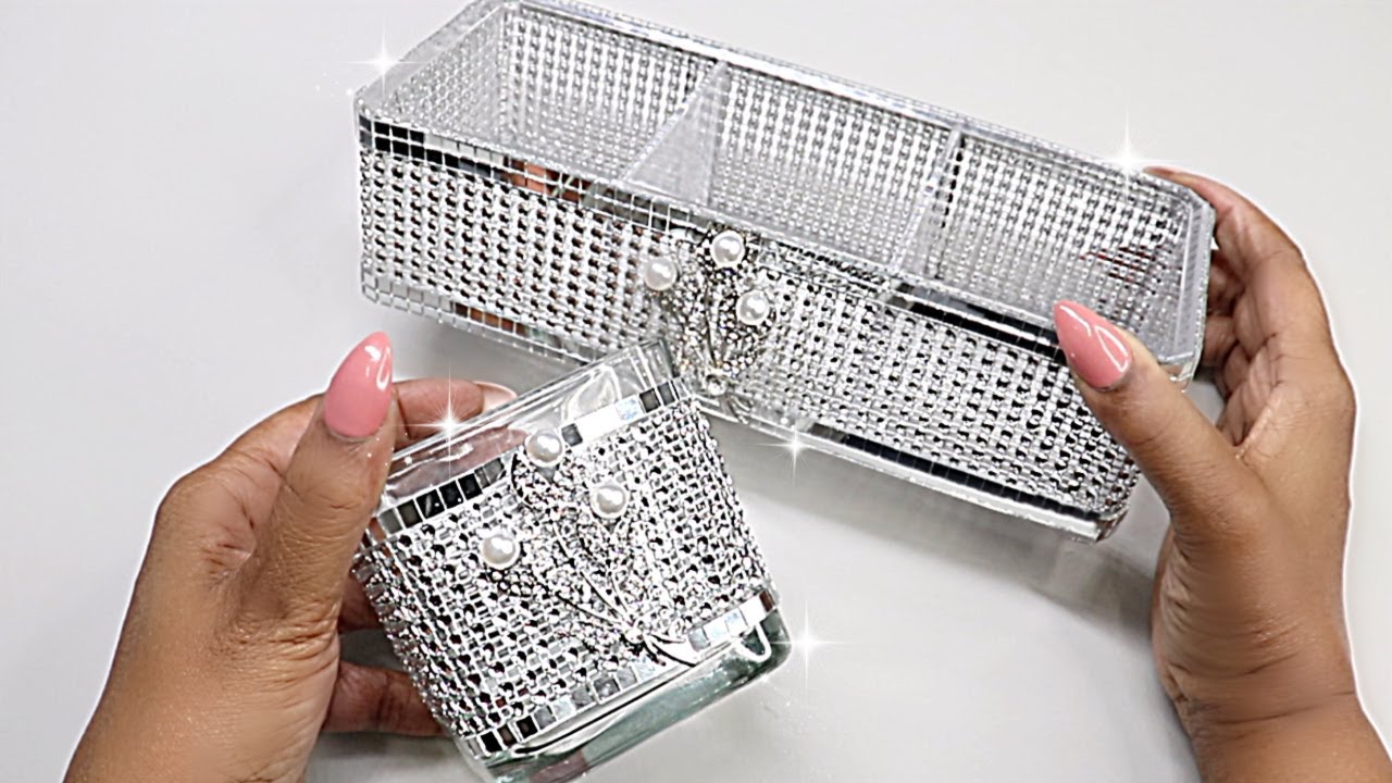 DIY Room Decor! DIY Room Decorating Ideas DIY Mirrored Tiled Room Decor Accessories